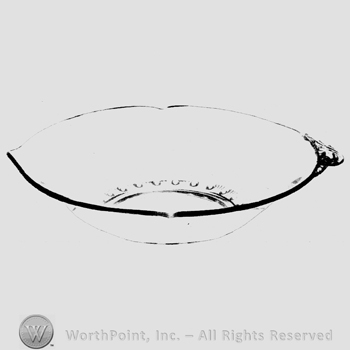 Glass pattern: Fern; bowl.