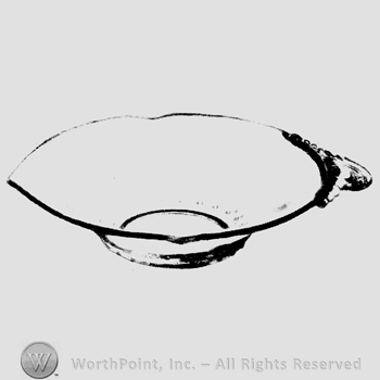 Glass pattern: Fern; bowl.