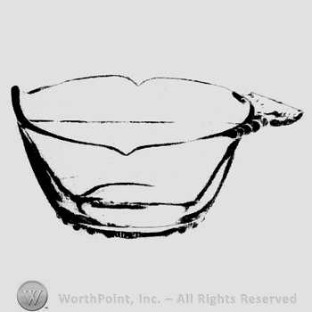 Glass pattern: Fern; mayonnaise.