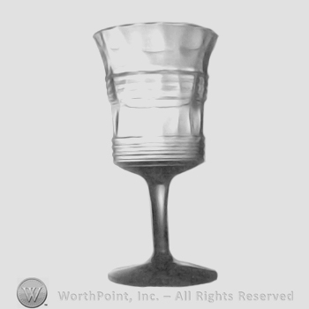 Glass pattern: Circle Pair; goblet.