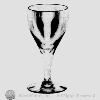 Glass pattern: Universal; burgundy.