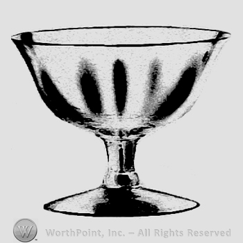 Glass pattern: Velvedere; sherbet.