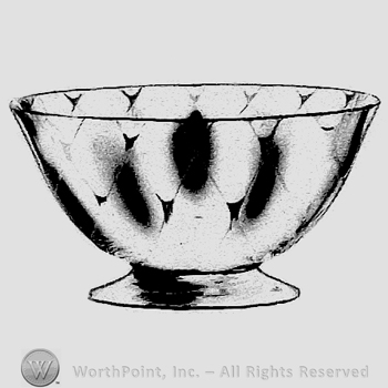 Glass pattern: Velvedere; bowl.