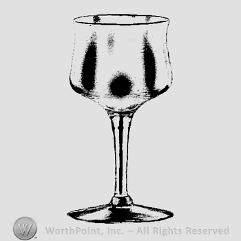 Glass pattern: Gayoso; burgundy.
