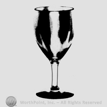 Glass pattern: Baltimore; goblet.