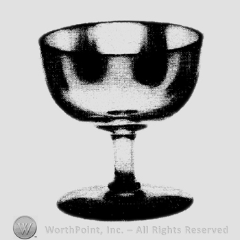 Glass pattern: Waldorf; sherbet.