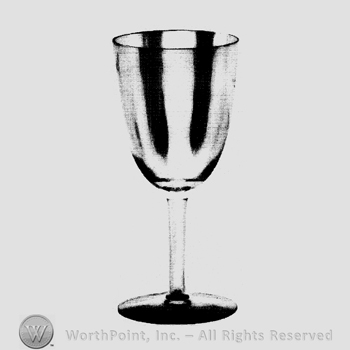 Glass pattern: Waldorf; goblet.