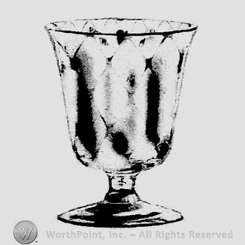 Glass pattern: Delaware; oyster cocktail.