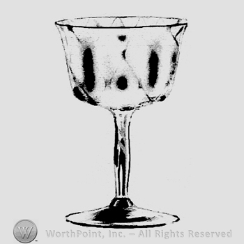 Glass pattern: Delaware; cocktail.