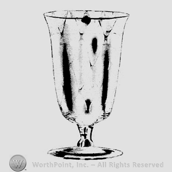 Glass pattern: Delaware; goblet.