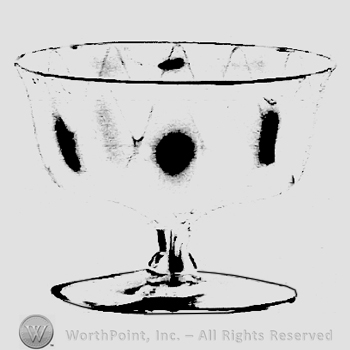 Glass pattern: Delaware; sherbet.