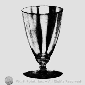Glass pattern: Wabash; tumbler.