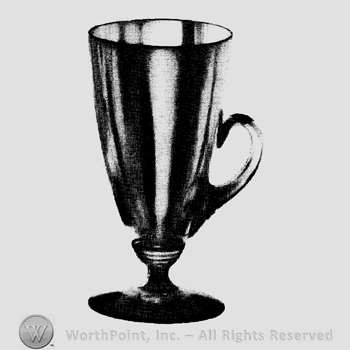 Glass pattern: Wabash; footed soda.