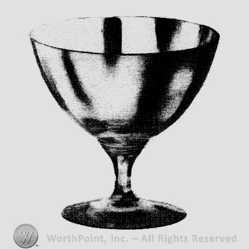 Glass pattern: Wabash; grape fruit.