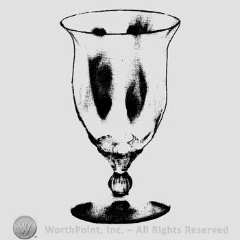Glass pattern: Fairacre; goblet.