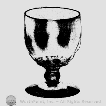 Glass pattern: King Arthur; oyster cocktail.