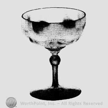 Glass pattern: King Arthur; saucer champagne.