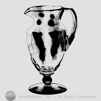 Glass pattern: King Arthur; jug.