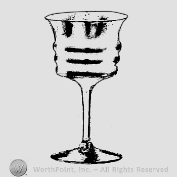 Glass pattern: Plateau; goblet.