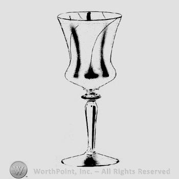 Glass pattern: Ramshorn; goblet.