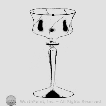 Glass pattern: Ramshorn; saucer champagne.