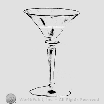 Glass pattern: Trojan; saucer champagne.