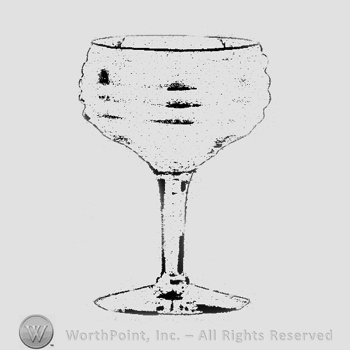 Glass pattern: African; saucer champagne.