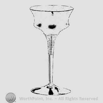 Glass pattern: African; saucer champagne.