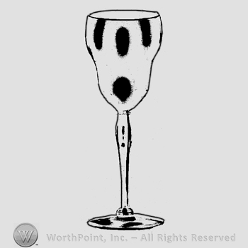 Glass pattern: Adam; claret.