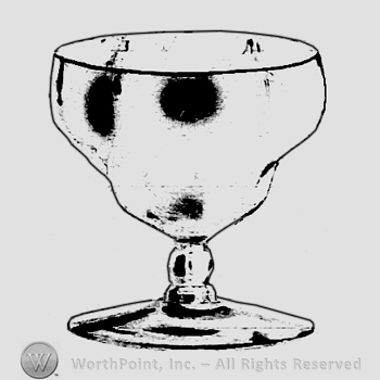 Glass pattern: Adam; sherbet.
