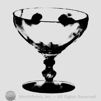 Glass pattern: Old Dominion; grape fruit.