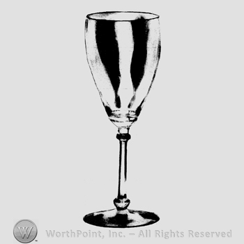 Glass pattern: Old Dominion; tall stem.