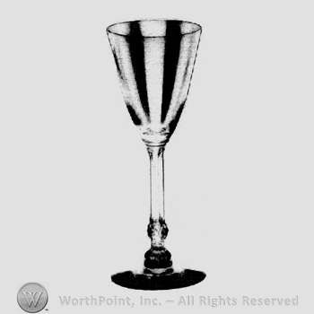Glass pattern: Duquesne; wine.