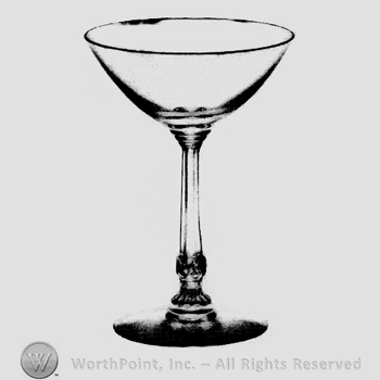 Glass pattern: Duquesne; saucer champagne.