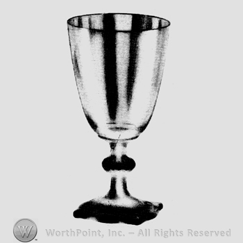 Glass pattern: Carcassonne; goblet.