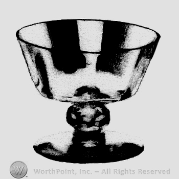 Glass pattern: Spanish; sherbet.