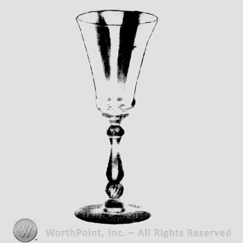 Glass pattern: Jamestown; wine.
