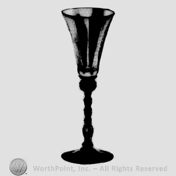 Glass pattern: Monte Cristo; sherry.