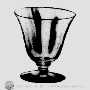 Glass pattern: Monte Cristo; oyster cocktail.