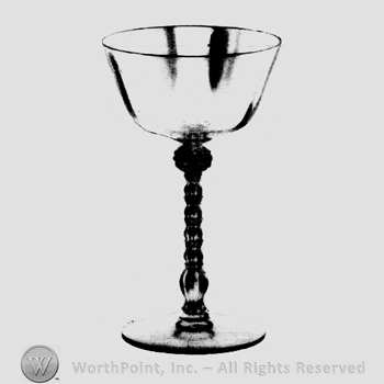 Glass pattern: Marriette; saucer champagne.