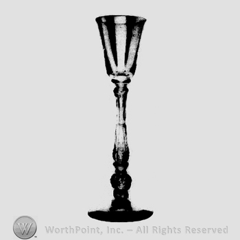 Glass pattern: Barbara Fritchie; stem.