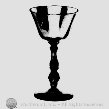 Glass pattern: Barbara Fritchie; cocktail.
