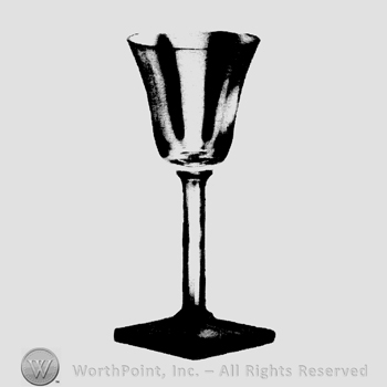 Glass pattern: Admiralty; wine.