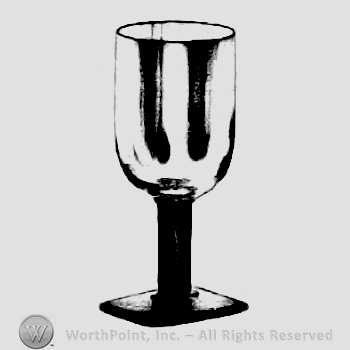 Glass pattern: New Era; claret.