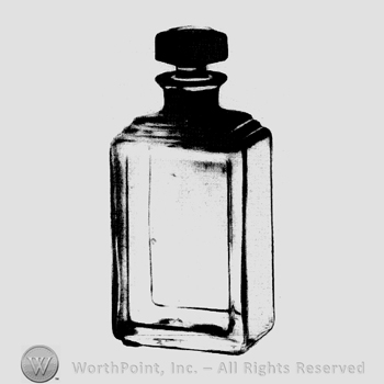 Glass pattern: New Era; rye bottle.