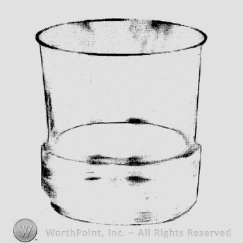 Glass pattern: Coronation; half sham.