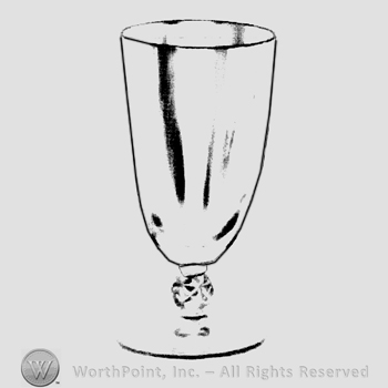 Glass pattern: Park Lane; footed soda.