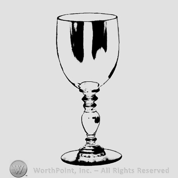 Glass pattern: Coventry; goblet.