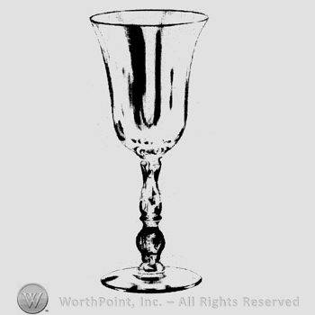 Glass pattern: Kenilworth; goblet.