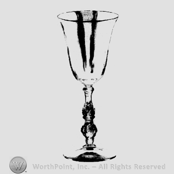 Glass pattern: Kenilworth; claret.